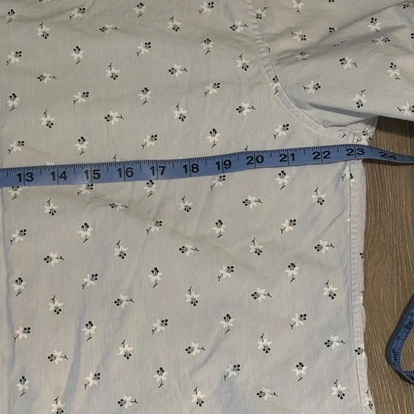 Bonobos Light Blue Seersucker Floral Men's Shirt. Size XL. Slim Fit - Picture 7 of 8